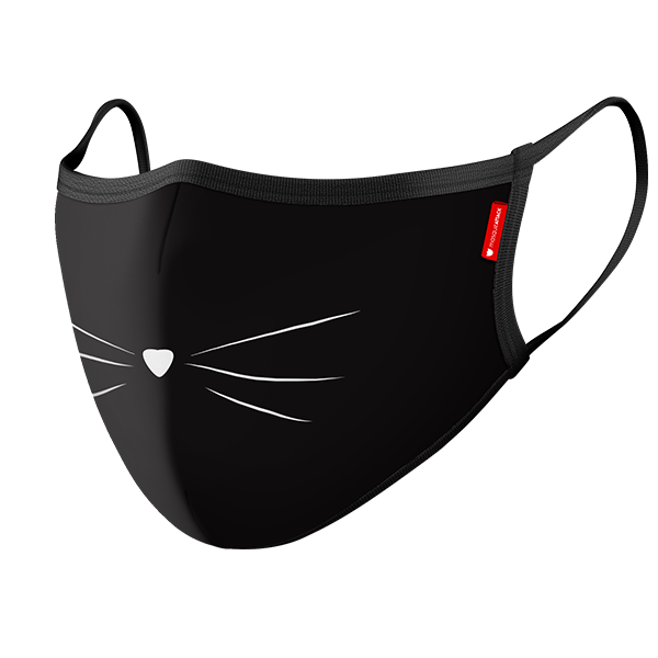 Masque Black Cat Enfant - Photo 1